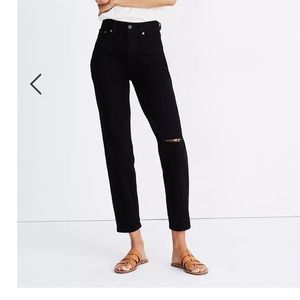 NWT Madewell The Perfect Vintage Jean in Black